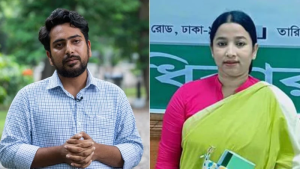 তথ্য ও সম্প্রচার উপদেষ্টা নাহিদ ইসলাম ও ফাতিমা তাসনিম