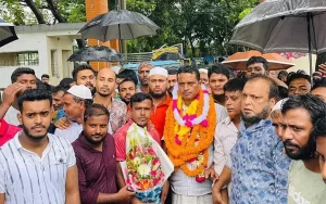 The accused in the explosive case was released by the police
