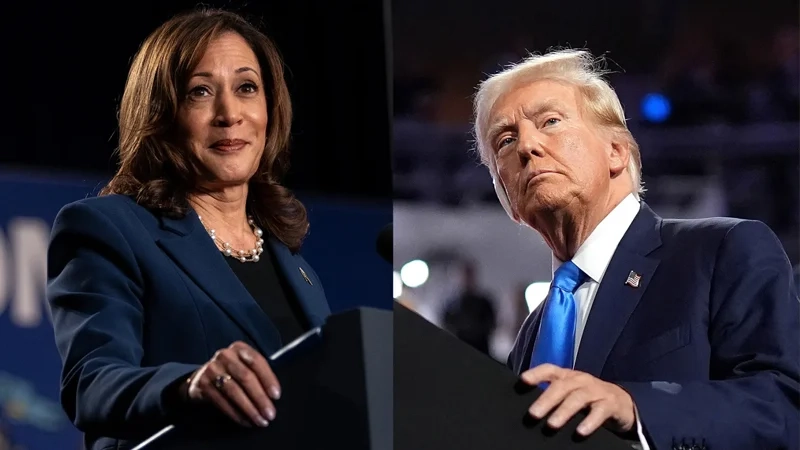Komola Haris Donald Trump